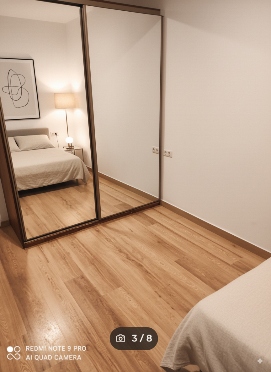 Habitación con mejor iluminación y colores más vivos - Después